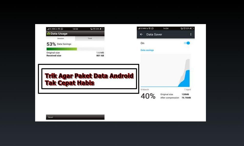 Ampuh, 2 Cara Menghemat Kuota Internet di Android