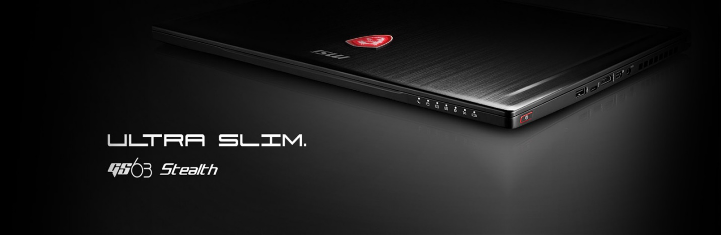 GS63 7RD Stealth; Ultrabook Gaming Terbaru MSI