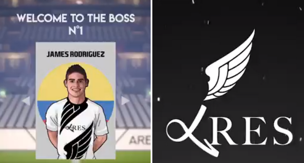 James Rodriguez Bergabung Dengan Tim Ares eSports