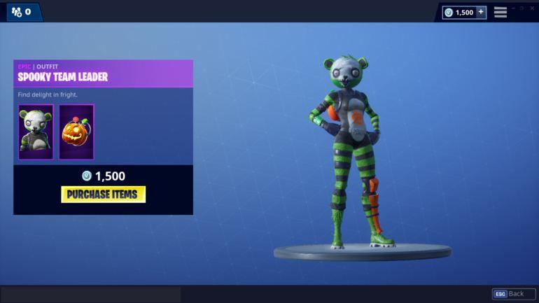 Fortnite Hadirkan Skin Seram Spooky Team Leader