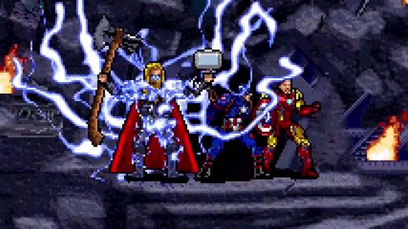 Avengers Endgame versi 16 bit, Animasinya Keren Guys!