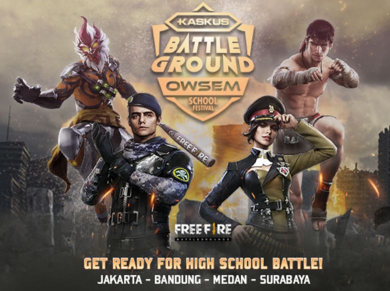 Kaskus Battleground Free Fire (FF) 2019 Siap Digelar!