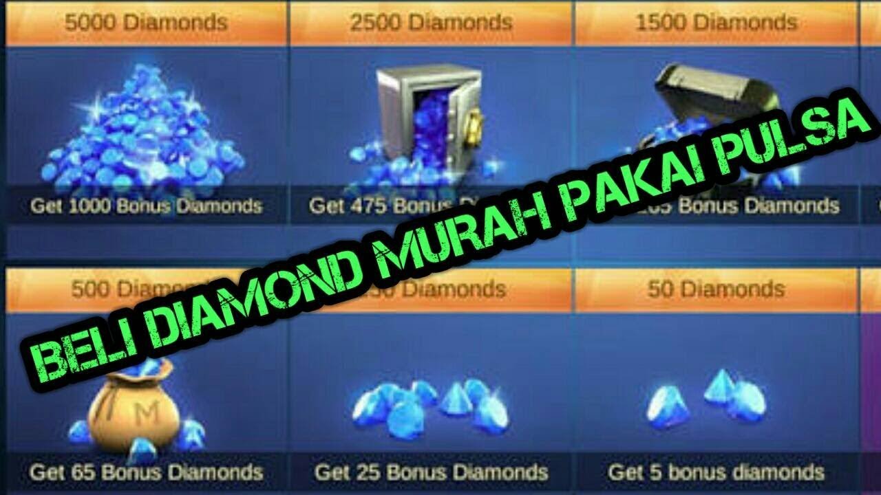 Cara Beli Diamond Mobile Legends Pakai Pulsa di 2020