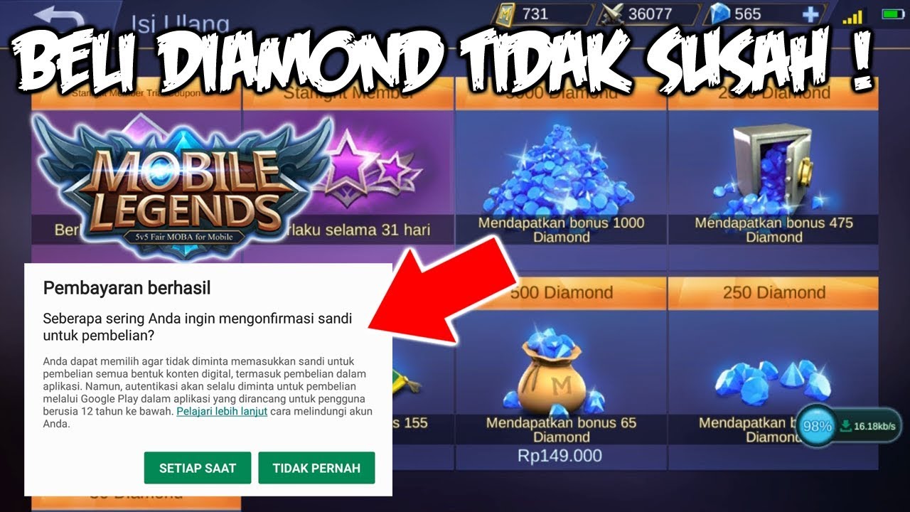 10 Situs Top Up Diamond Mobile Legends (ML) Murah di 2020