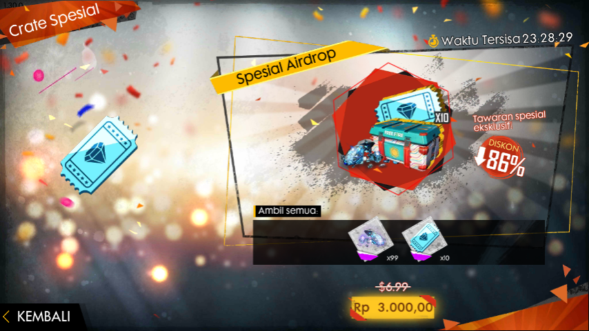 8 Cara Mendapatkan Special Airdrop Free Fire (FF) Murah