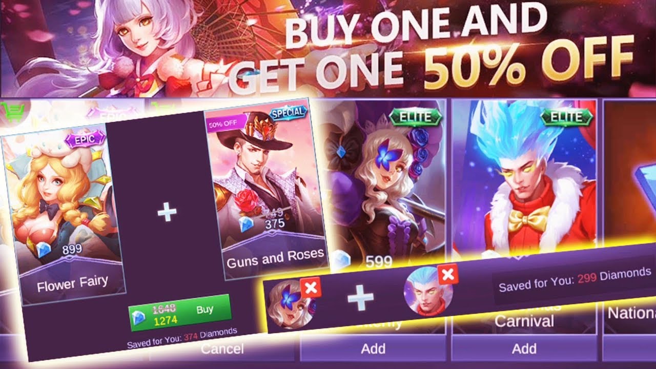 Cara Beli Skin Mobile Legends Murah Pakai Pulsa di 2020