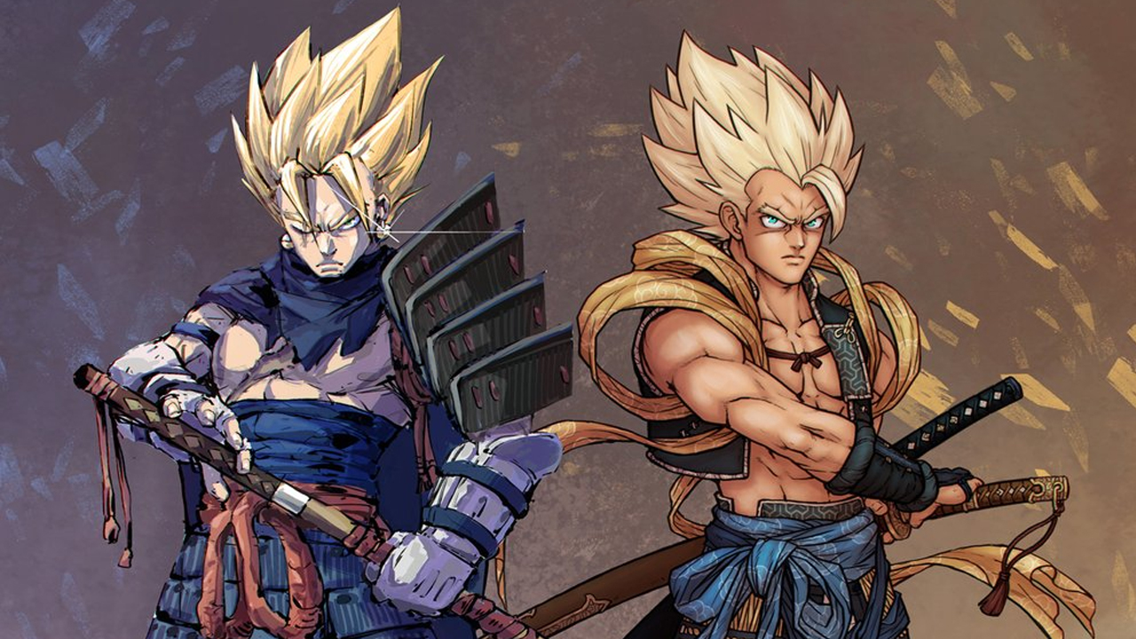 15 Karakter Dragon Ball Z Ala Samurai, Style'nya Keren Abis!