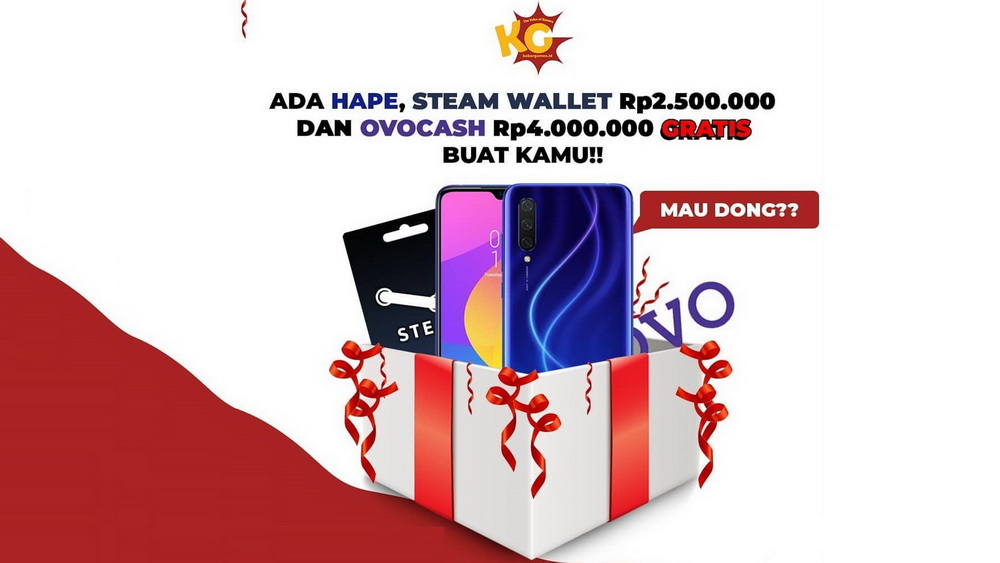 Kabar Games Banjir Hadiah! Hp, Steam Wallet, OVOcash Gratis!