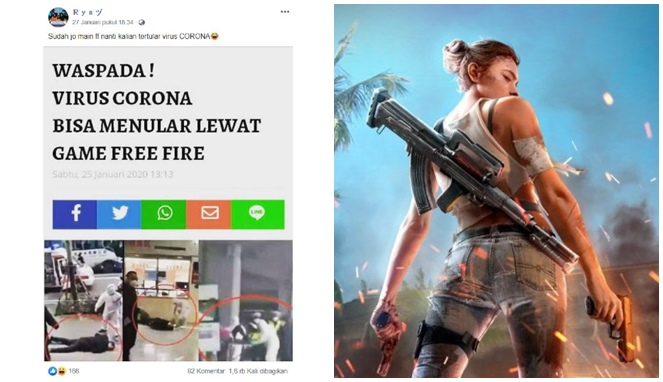 Benarkah Virus Corona Menular Lewat Game Free Fire (FF)?