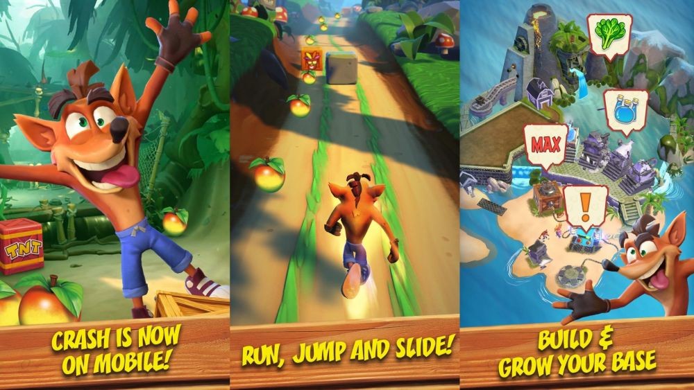 Crash Bandicoot Mobile versi Android & iOs Hadir di Play Store