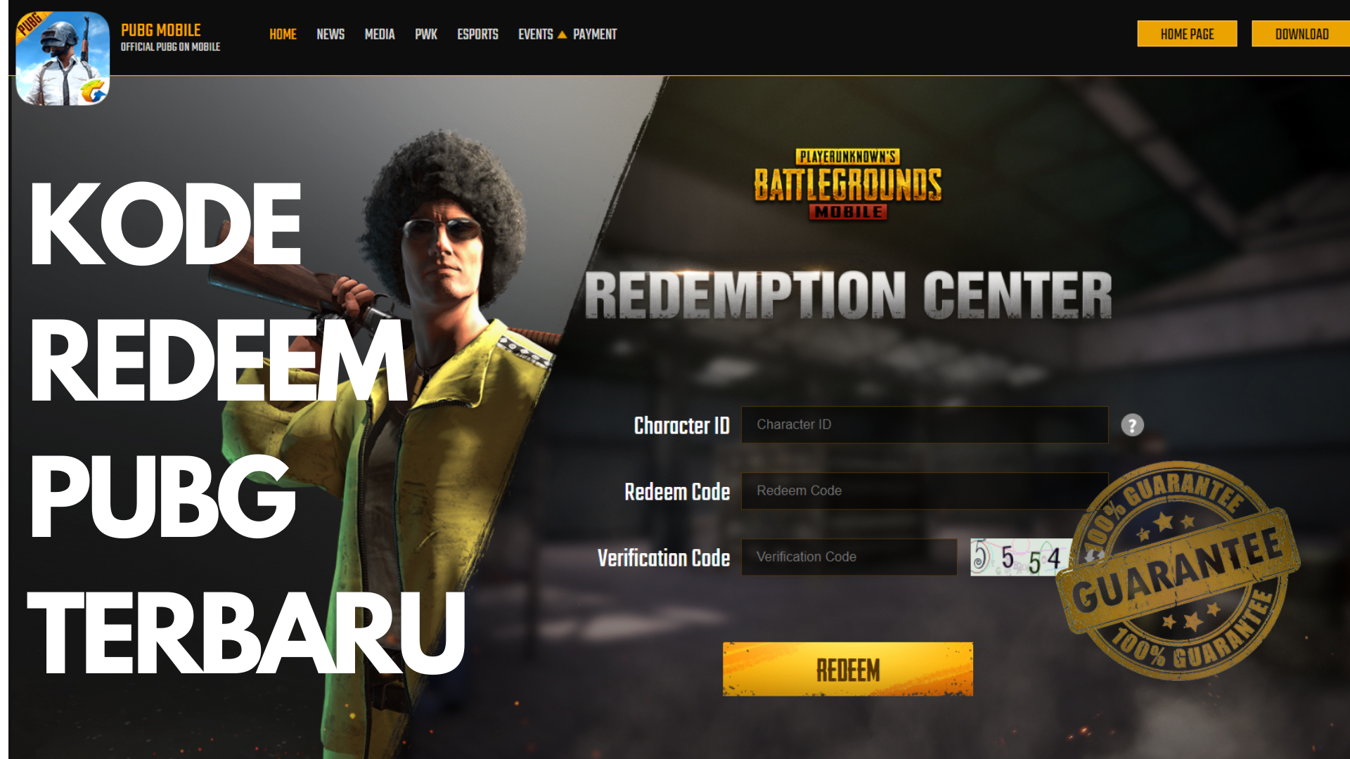 Kode Redeem PUBG Mobile Terbaru Oktober 2020, Gratis!