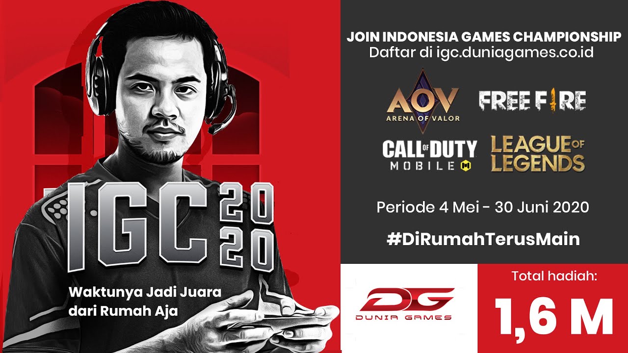 Turnamen IGC 2020 Resmi Digelar, Total Hadiah 1,6 Milyar!