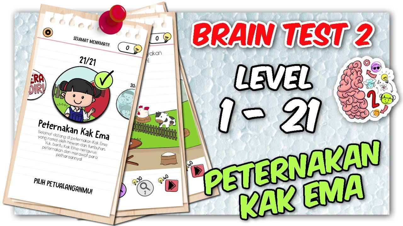 Kunci Jawaban Brain Test 2 Peternakan Kak Ema Level 1 – 21