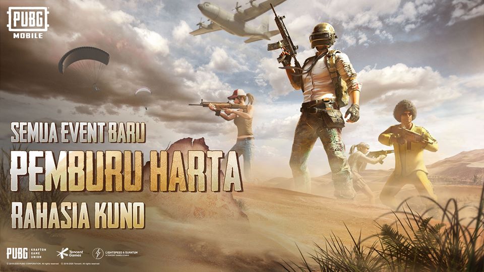 Inilah Kode Rahasia Event Treasure Hunter PUBG Mobile