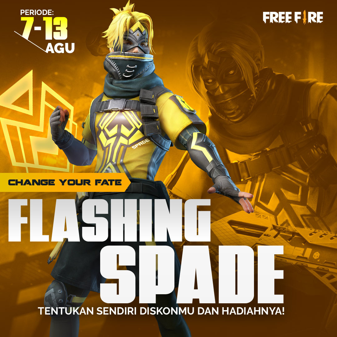 Cara Dapat Bundle Flashing Spade di Event Change Your Fate