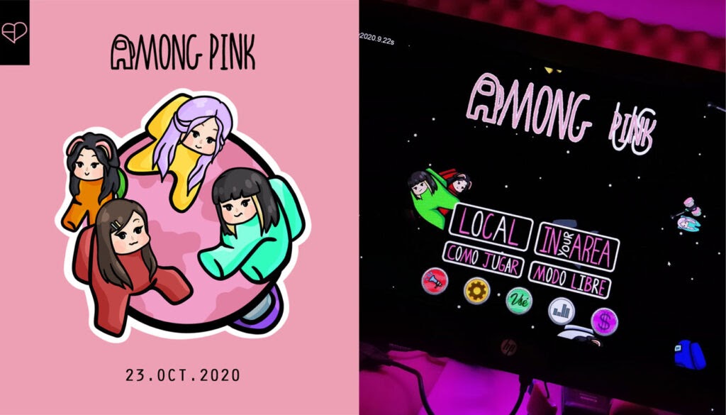 Cara Download Among Us Pink Mod APK, Ada Backsound Blackpink