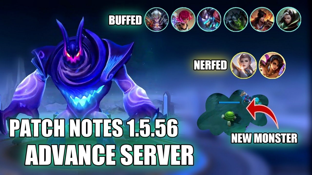 Update Patch Mobile Legends 1.5.56 Ini List Hero Buff &amp; Nerf